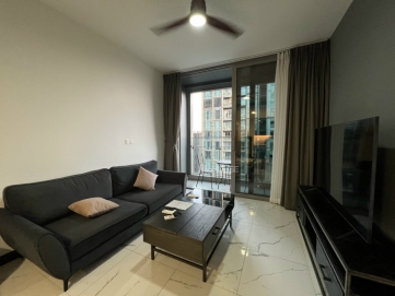 1 bedroom apartment for rent with pool view at empire city with full furniture