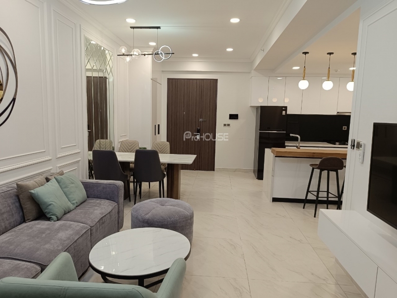 2 bedroom apartment for rent in midtown district 7 with luxurious design and high class furniture