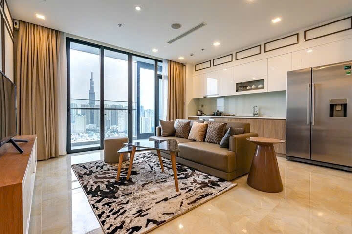 3 bedroom apartment with city view for rent at vinhomes golden river