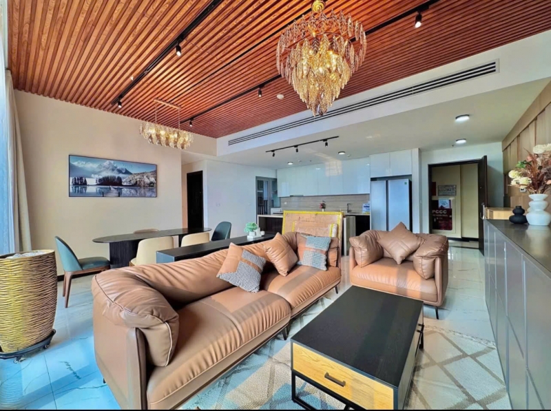 apartment for rent at empire city 3 bedrooms fully furnished river view
