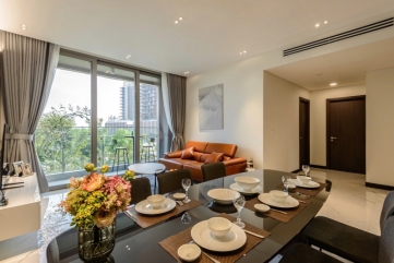apartment for rent at empire city tilia residence 2 bedrooms high end furnished