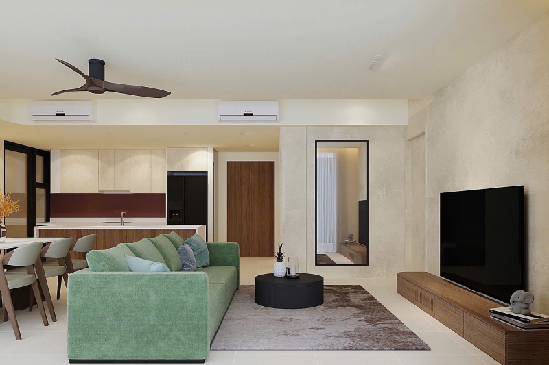 apartment for rent at the infiniti  ?? riviera point   3 bedrooms   128 sqm   fully furnished