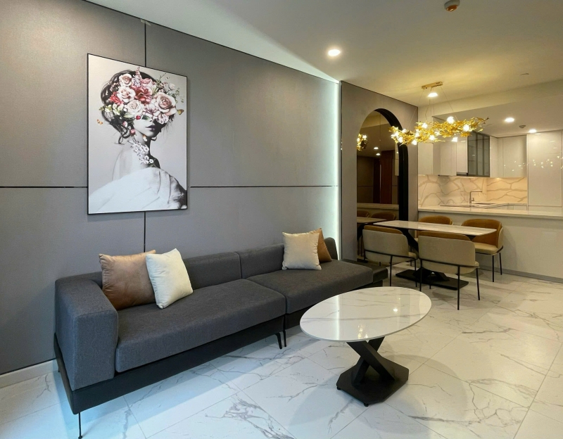 apartment for rent at the metropole galleria spacious 2 bedroom fully furnished elegant residence
