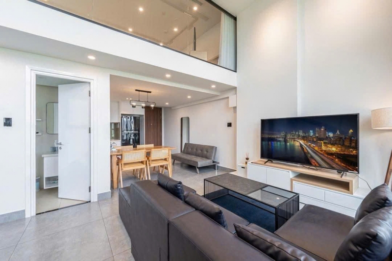 apartment for rent the metropole galleria loft 1 bedroom 68sqm modern duplex style