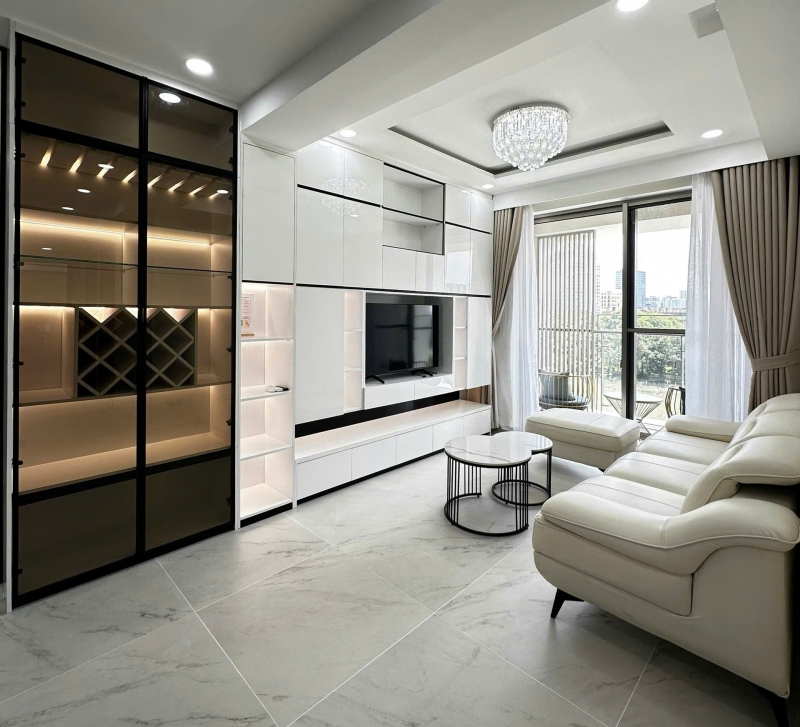 ban can ho midtown 3 phong ngu full noi that dep co o xe