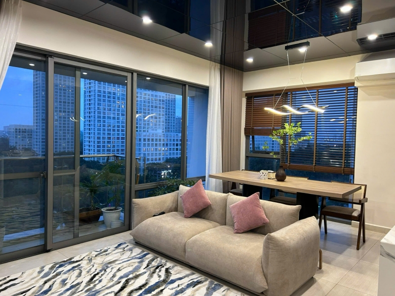 ban can ho urban hill 2 phong ngu full noi that dep co o xe view thoang