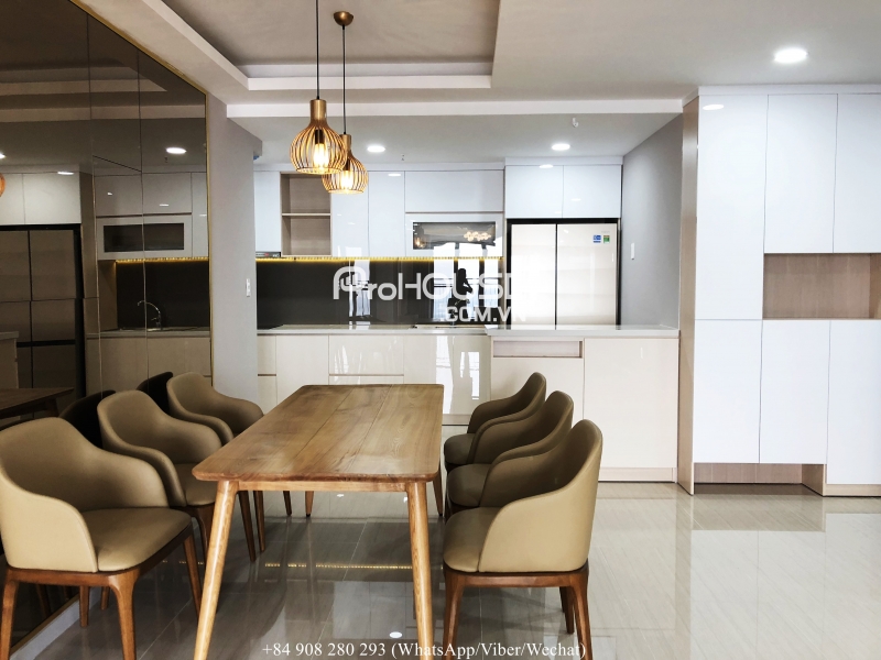 beautiful corner apartment for rent in nam phuc    le jardin view to the park