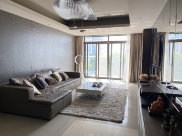 beautiful view corner apartment for rent with garden at riverside residence with full furniture