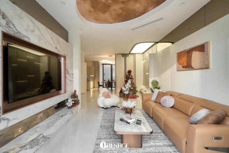 brand new villa for sale in nam thong  ?? phu my hung   fully furnished private elevator