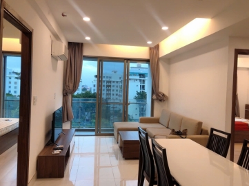 bright 2 bedroom apartment for rent at hung phuc with full furnishings and open street view