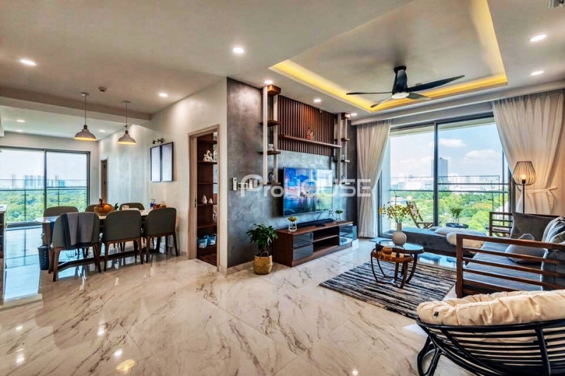 cho thue can goc midtown view song 3 phong ngu noi that cao cap