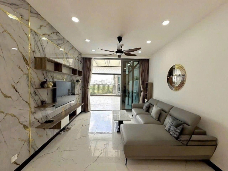 cho thue can ho empire city 1 phong ngu co san vuon rieng rong rai