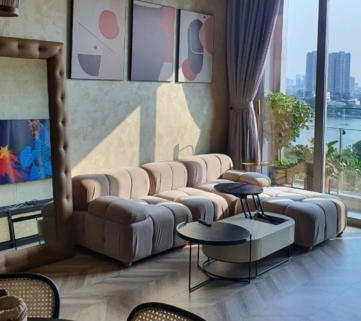 cho thue can ho empire city tilia 2 phong ngu view song full noi that