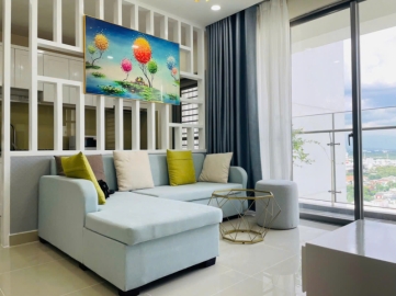 cho thue can ho hung phuc 2 phong ngu view villa full noi that
