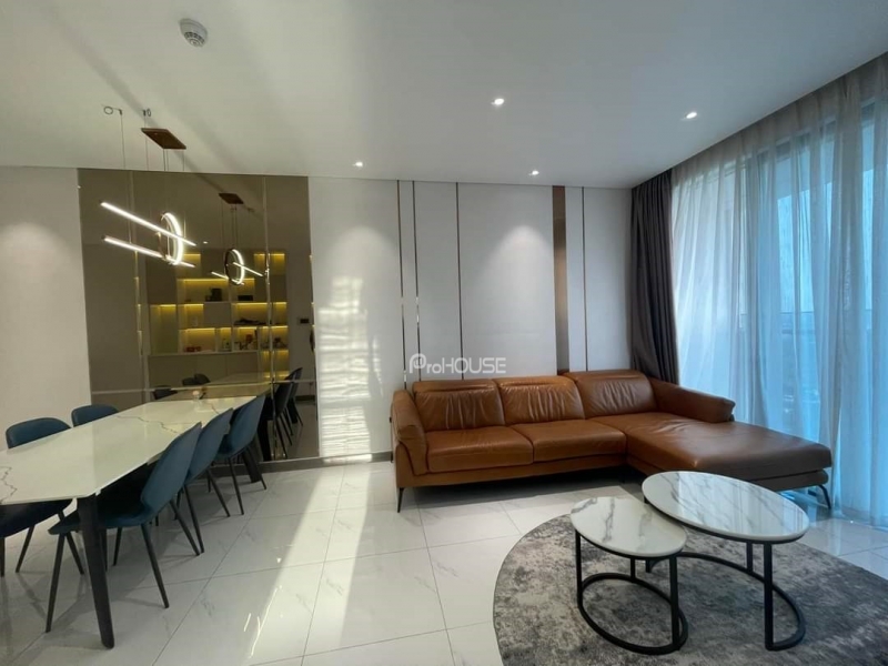 direct river view 3 bedroom apartment for rent with full amenities in sunwah pearl