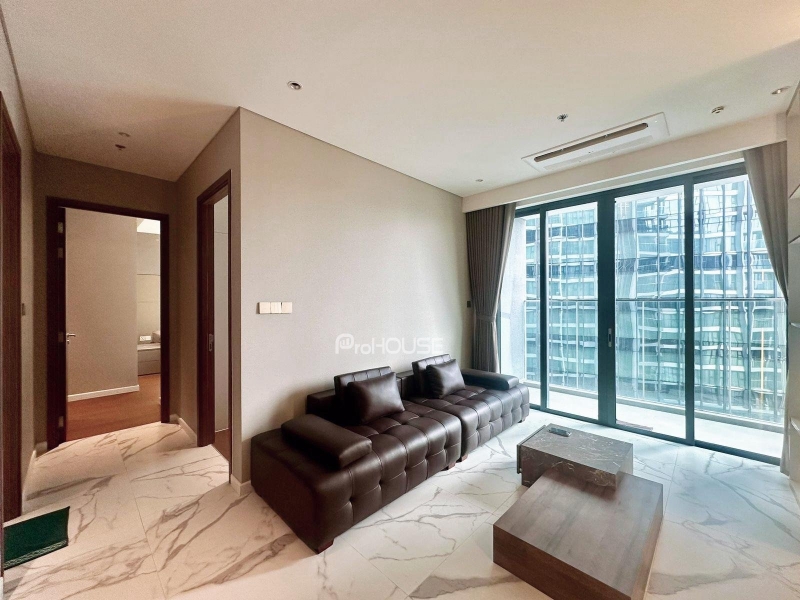 elegant apartment for rent with large balcony in the crest metropole thu thiem with open view