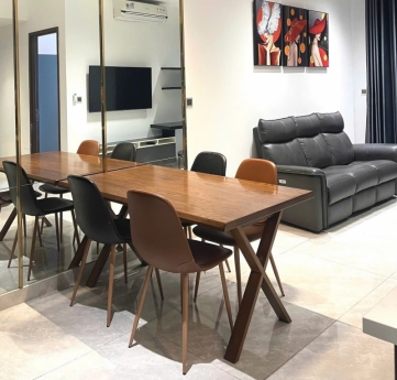 experience elegant 2 bedroom living with this apartment for rent at midtown