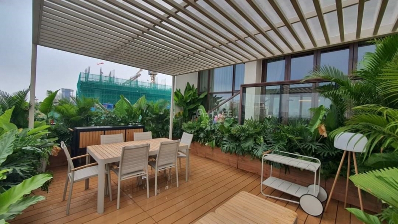 extremely rare garden apartment for sale at the galleria metropole with 1 bedroom fully furnished