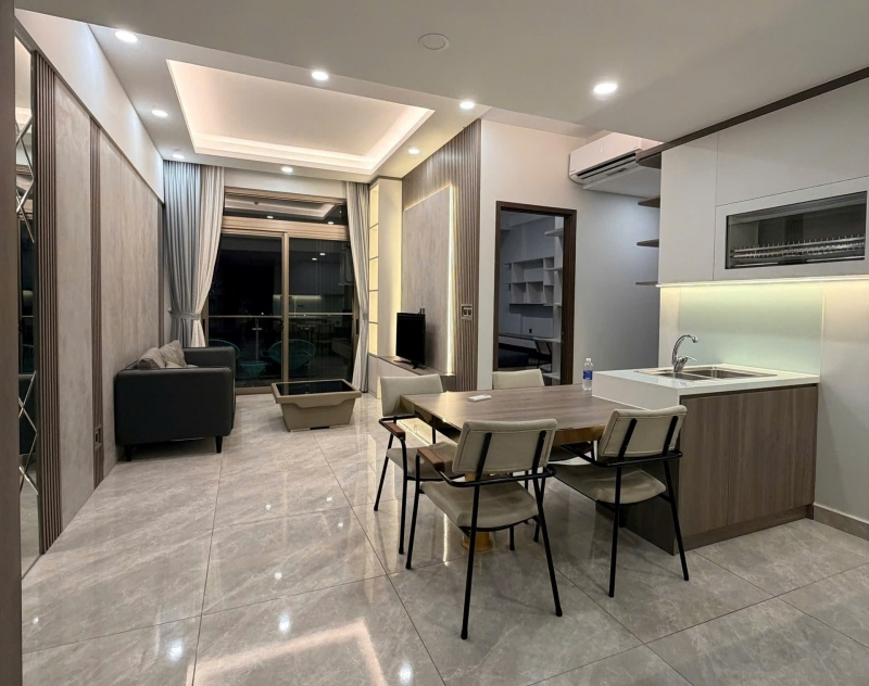 for sale midtown phu my hung 2 bedroom fully furnished high end apartment with parking slot nice view
