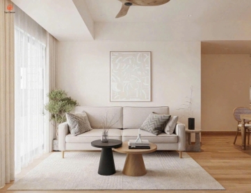 fully furnished 2 bedroom apartment for rent at hung phuc with a wide balcony
