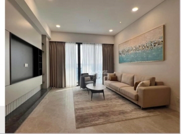 large 2 bedroom apartment for rent at the river thu thiem with luxurious furniture