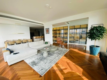 large apartment for rent with direct river view in cove empire city with full amenities