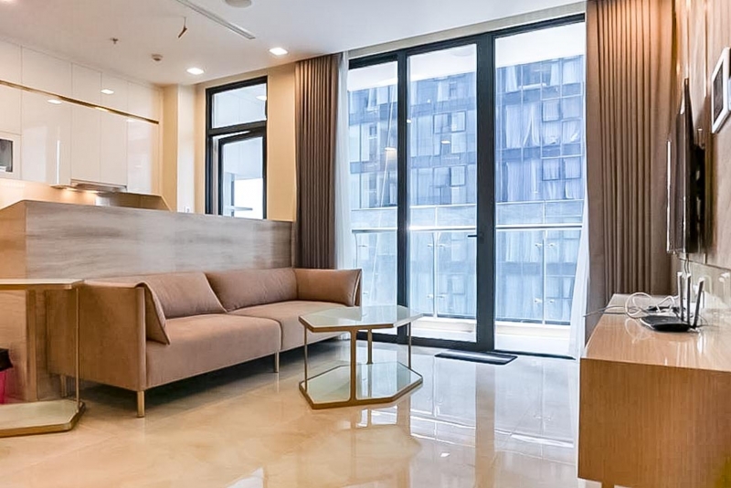 low floor apartment for rent in vinhomes golden river with beautiful furniture