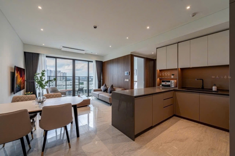 luxury 2 bedroom apartment with river view for rent at the metropole opera