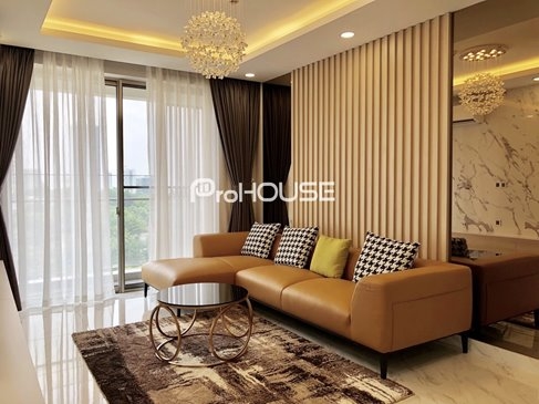 luxury 3 bedroom apartment for rent in district 7 with water front view