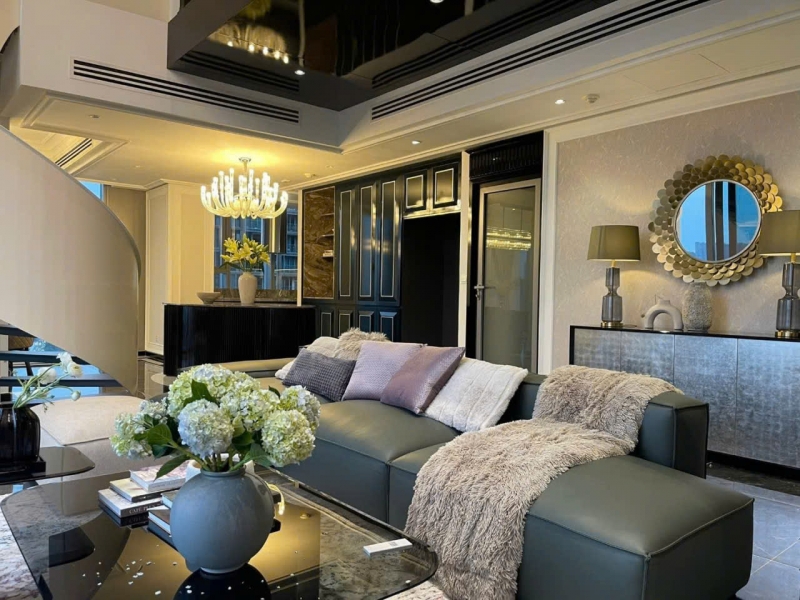luxury duplex apartment for rent at empire city 4 bedrooms fully furnished