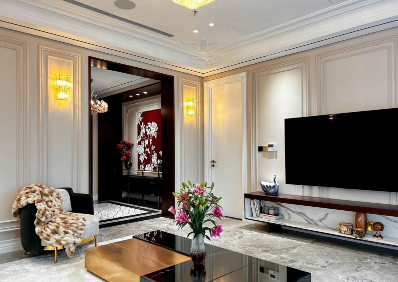 luxury penthouse for rent at the ascentia  ?? phu my hung