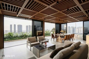 luxury penthouse for rent at the crest metropole thu thiem with 4 bedroom panoramic city view
