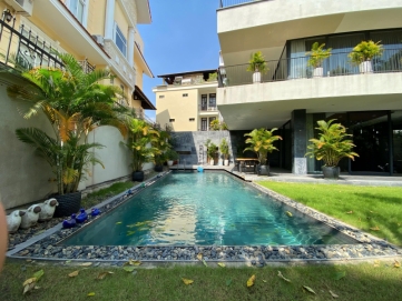 luxury villa in compound at thao dien with private pool for rent