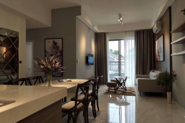 midtown 2 bedroom fully furnished apartment with villa view for rent