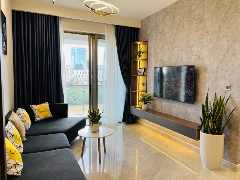 midtown 3 bedroom fully furnished apartment with river view for rent