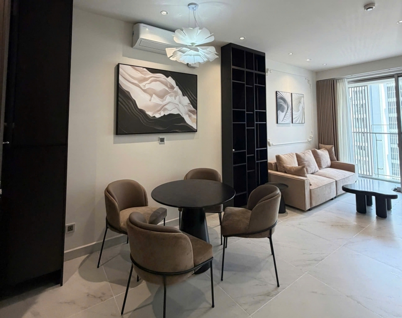 midtown phu my hung cho thue can ho 2 phong ngu noi that moi cao cap co o xe