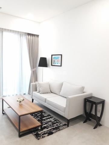 minimalist style 2 bedroom apartment for rent in the river thu thiem with full furniture