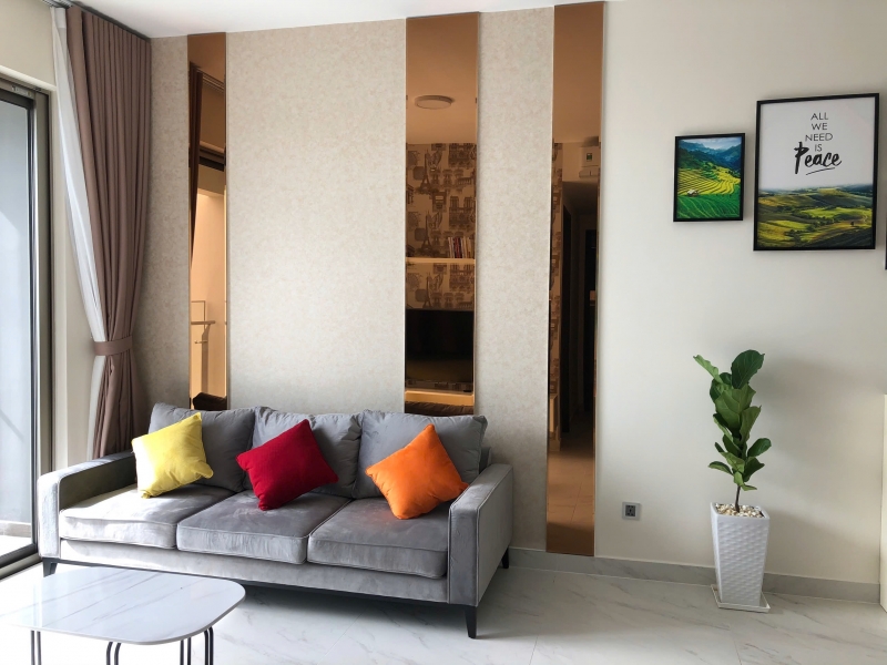 modern 2 bedroom apartment at midtown with full furnishings and peaceful villa view for rent