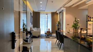 modern 2 bedroom apartment for rent at midtown with elegant interiors
