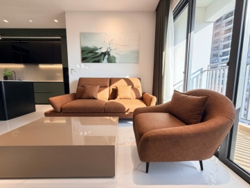 modern 2 bedroom corner apartment for rent at the infiniti with smart home and premium fully furnished interiors
