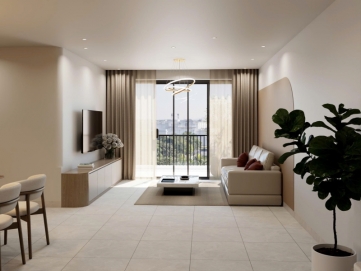 modern 3 bedroom apartment with new furniture for rent at the infiniti riviera point