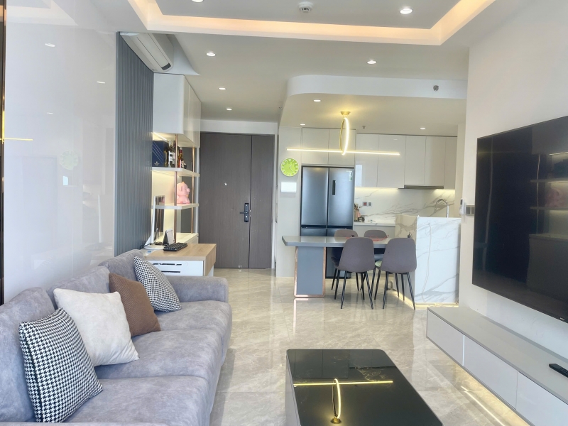 modern fully furnished apartment for rent at midtown with open view