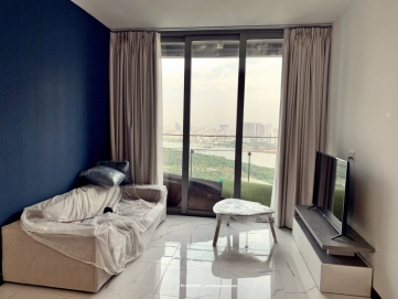 need to rent 1 bedroom apartment with nice view high floor fully furnished in thu thiem ward   the most luxurious new riverside urban area today