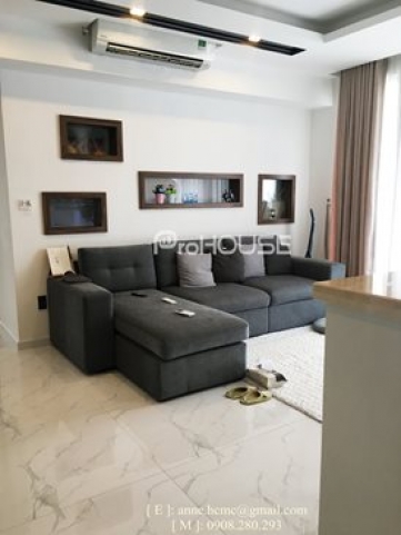 neutral color furniture 3 bedroom apartment for rent in green valley big balcony