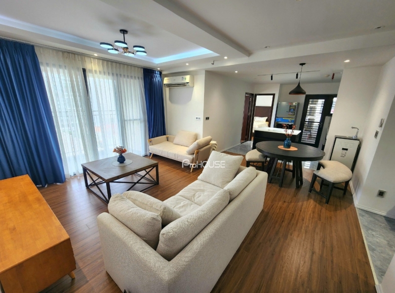new apartment for rent with full furniture in nam phuc le jardin with beautiful view