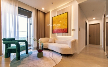 river view 3br apartment for rent at lumiere riverside with beautiful furniture