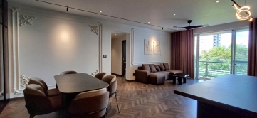 riverpark residence 3 bedroom corner apartment for sale fully furnished with brand new interiors and an open view
