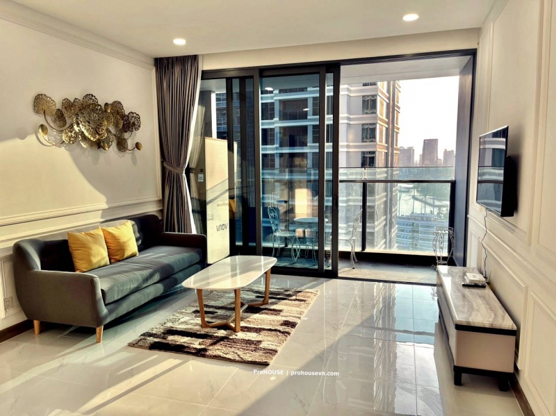 sunwah pearl apartment for rent with 3 bedrooms fully furnished high floor river view good price