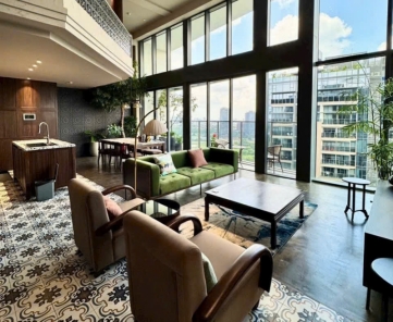 the metropole apartment for rent 2 bedrooms plus study river view