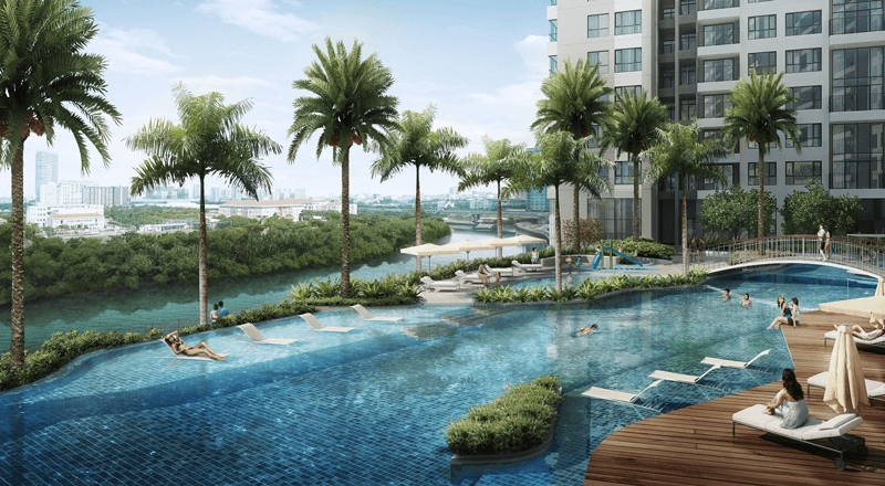 the view   riviera point sale at loss 3 bedrooms facing to phu my hung direction